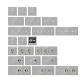 Touchme sockets switches white